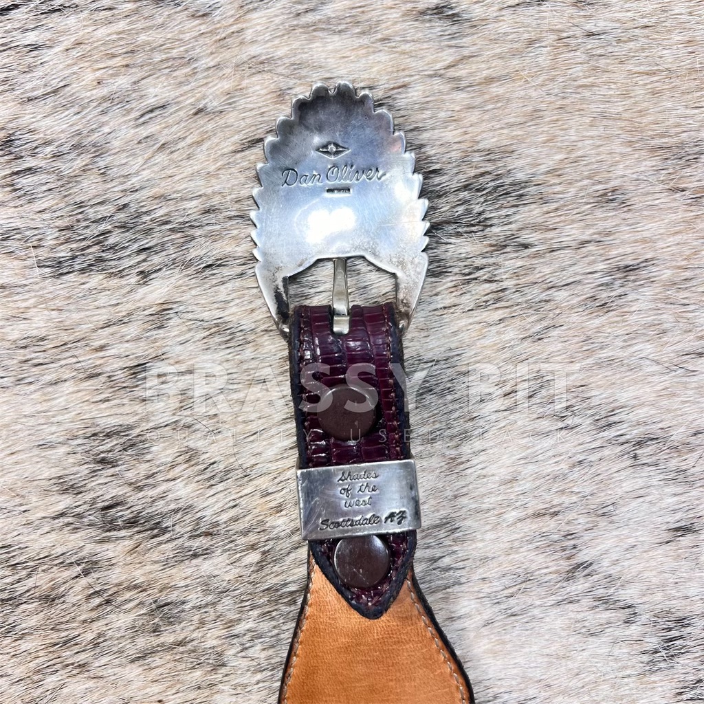 Dan Oliver Shades of the West Sterling Silver Belt Buckle 
