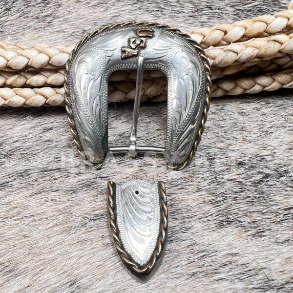 Diablo Al Beres Vintage Silver Ranger Buckle Set