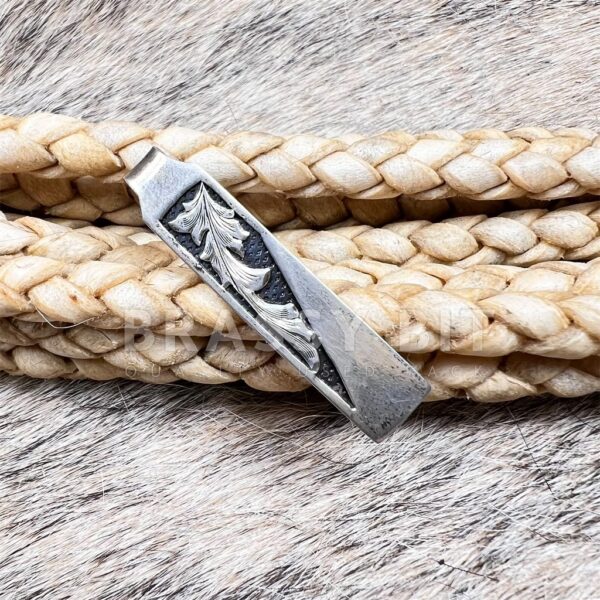 Garcia Saddlery Sterling Silver Men's Tie Clip Bar