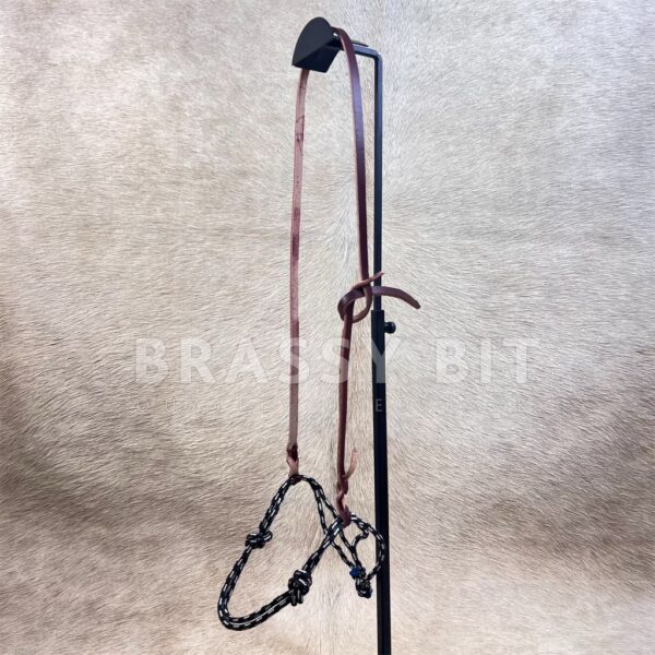 Brassy Bit Tack Knotted String Cavesson