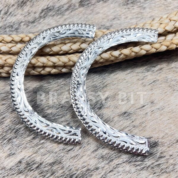 Ramirez Silversmith Silver Headstall Ear Plates Pair