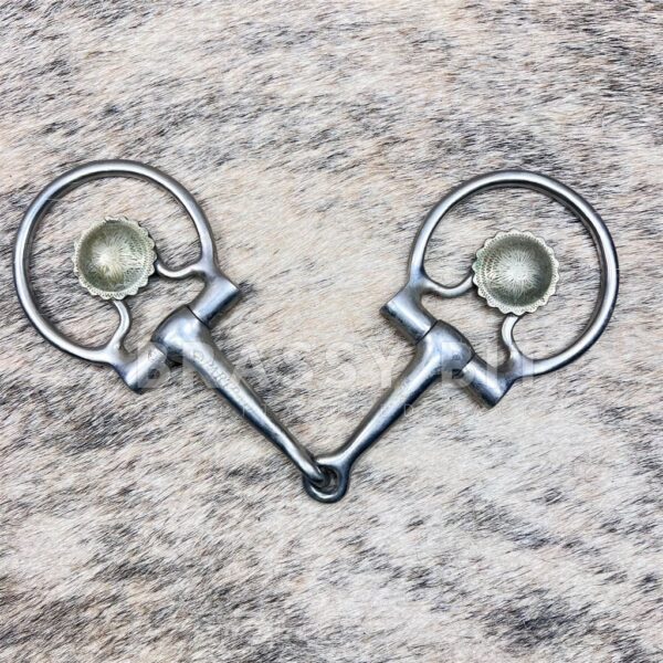 5" MetaLab Concho Western Show Snaffle