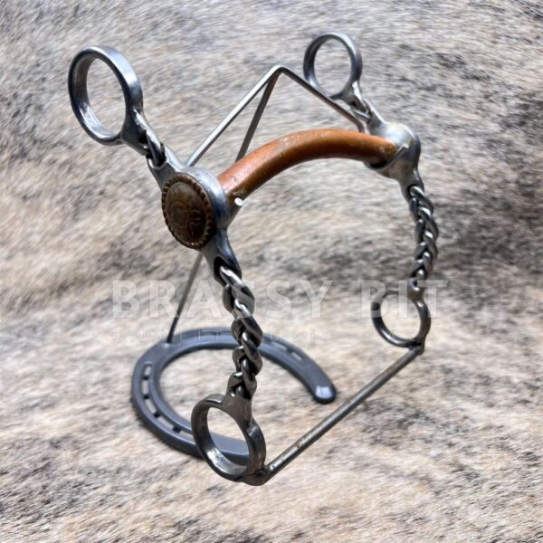 4.75” Vintage Handmade Silver Concho Curb Bit