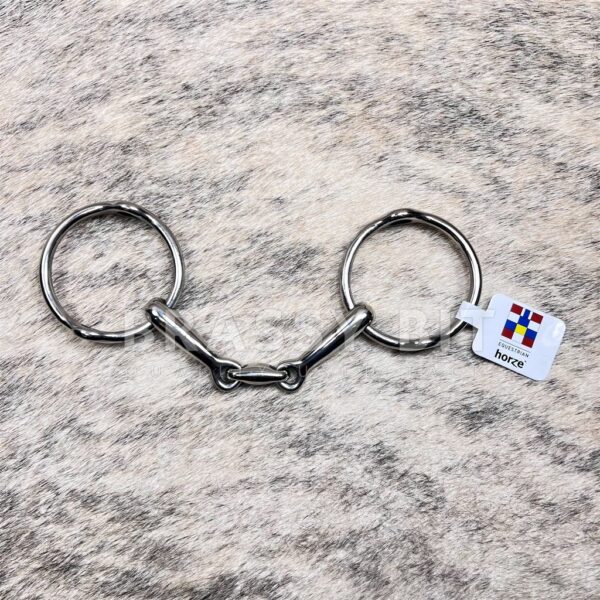 5" Horse Loose Ring Gag Snaffle w/ French Link