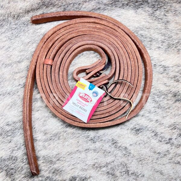 108" Weaver Extra Heavy Leather Split Reins