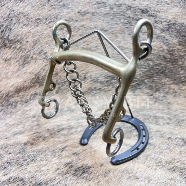 4 7/8" German Silver Mullen Weymouth English Curb