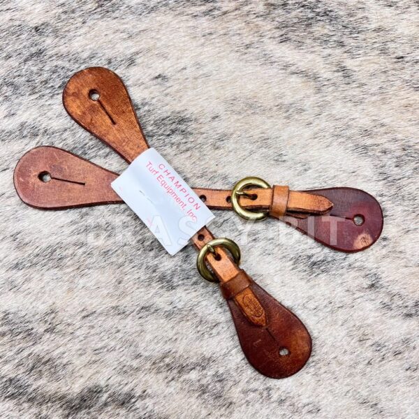 Champion Turf Leather Spur Straps