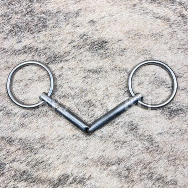 5.5” Fager Madeleine Titanium Bradoon Loose Ring Snaffle