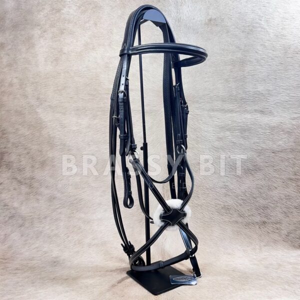 O/S HDR Figure 8 English Bridle w/ Reins