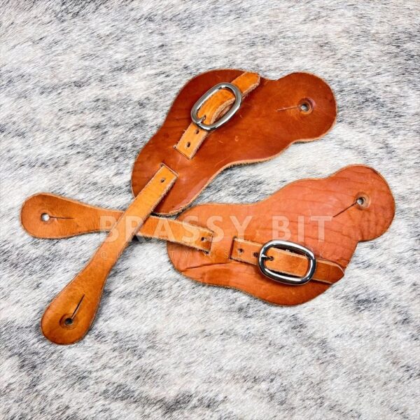Custom Leather Spur Straps