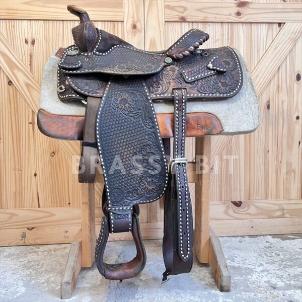 14.5" Vintage Circle Y Equitation Saddle