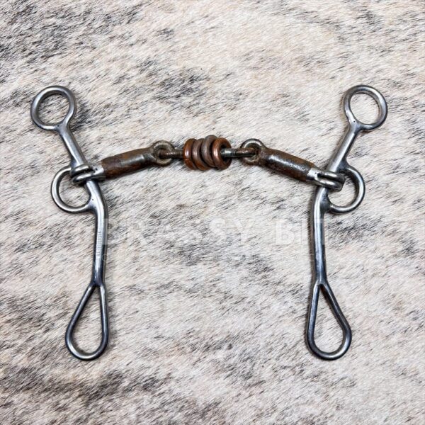 5.25" Trammell Short Shank Curb Bit w/ Copper Rollers