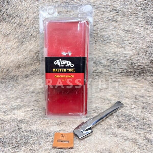 Weaver 3/4" Oblong Leather Punch