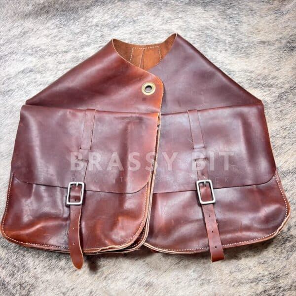 Amish Made Leather Western Saddle Bags