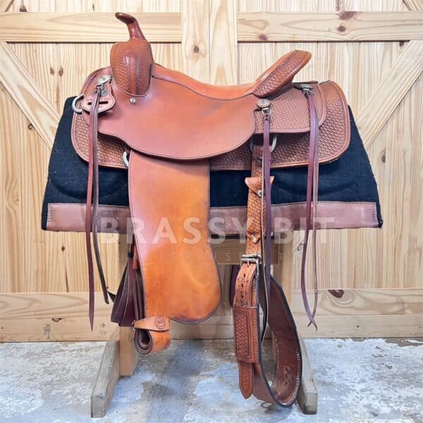 16" About The Horse Black Rhino Trail Saddle