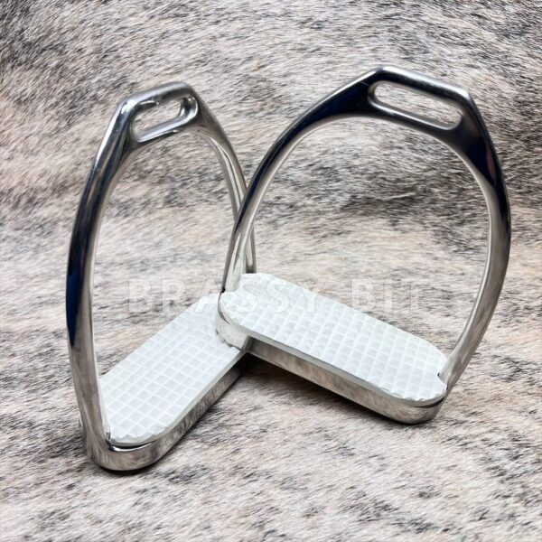4.5" Weighted English Stirrup Irons