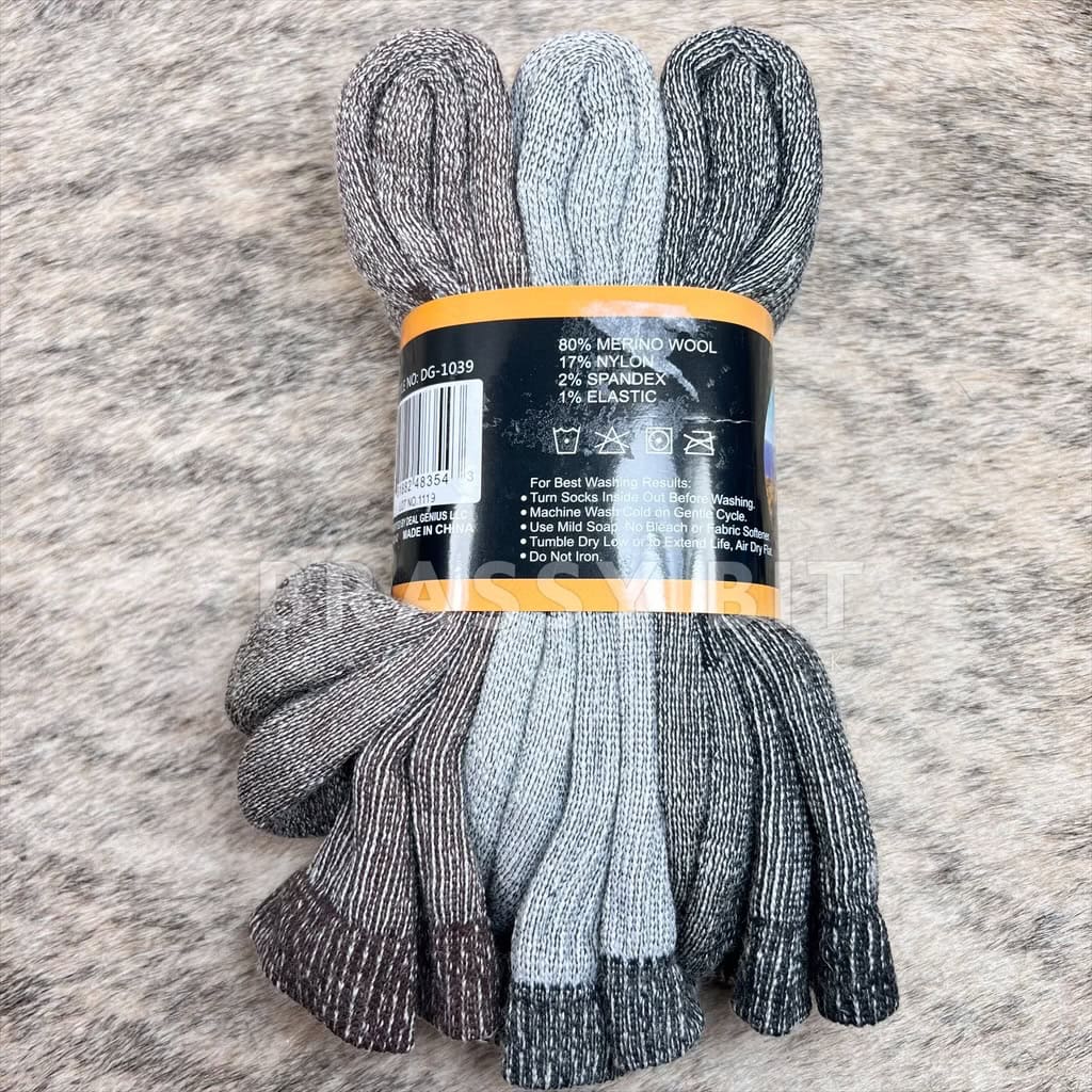 DG Hill Merino Wool Thermal Socks – Brassy Bit Tack