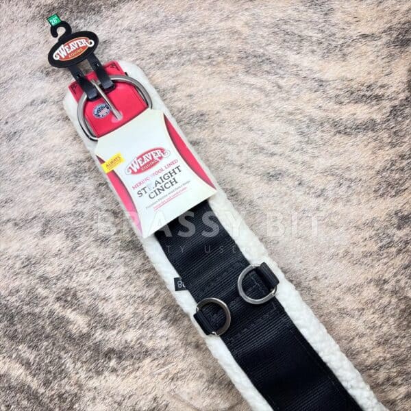 28" Weaver Leather Merino Wool Lined Straight Cinch