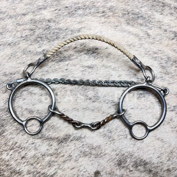 5.25" Reinsman Large Ring Twisted Combo Bit w/ Dog Bone