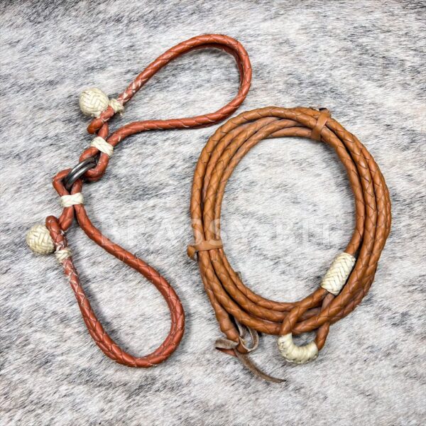 Romel Braided Leather Hobbles & Rope