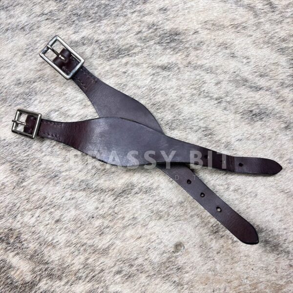 Dark Leather Stirrup Hobbles