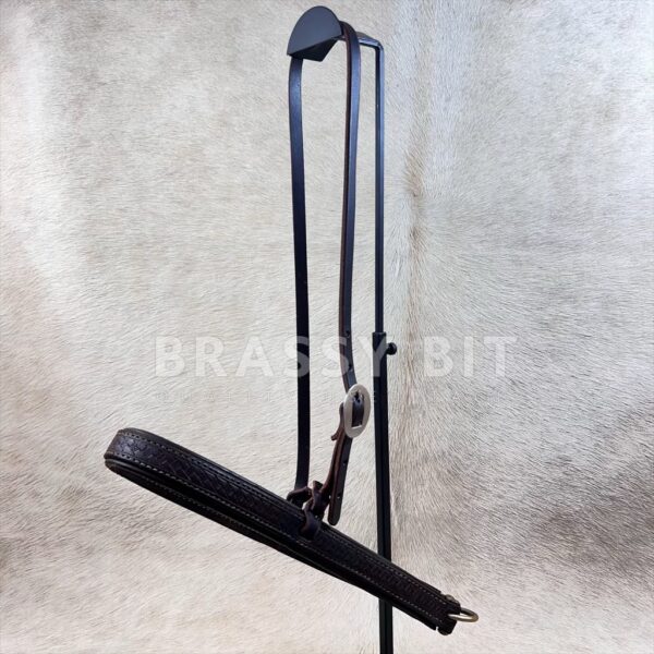 Heavy Leather Tie Down Noseband