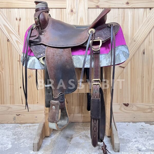 16.5” McCall McLite Lady Pendleton All Around Ranch Saddle