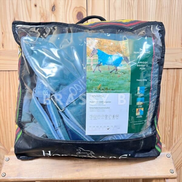 81" Amigo Bravo 12 Plus Heavy Turnout Blanket w/ Neck Cover