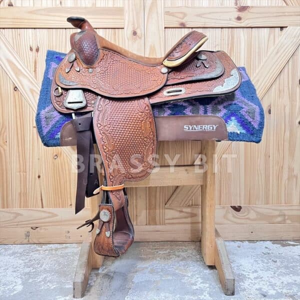 15" Hereford Silver Show Saddle