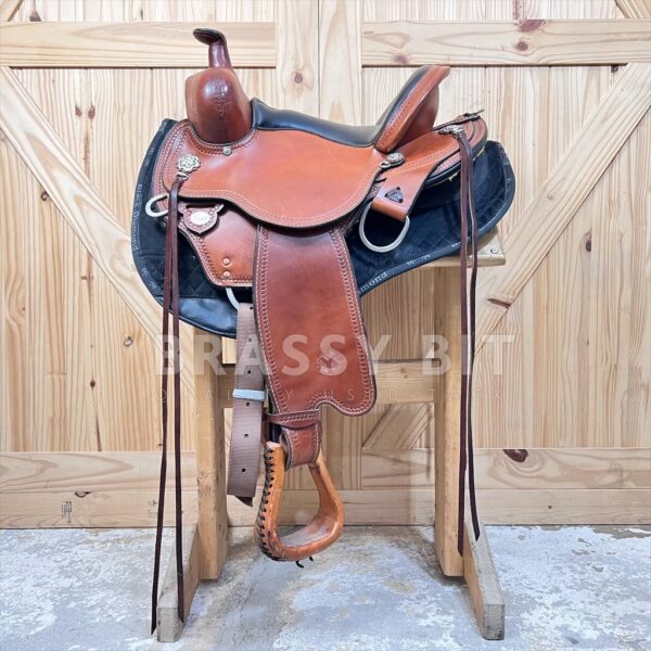 14" Circle Y Flex2 Black Mesa Trail Saddle