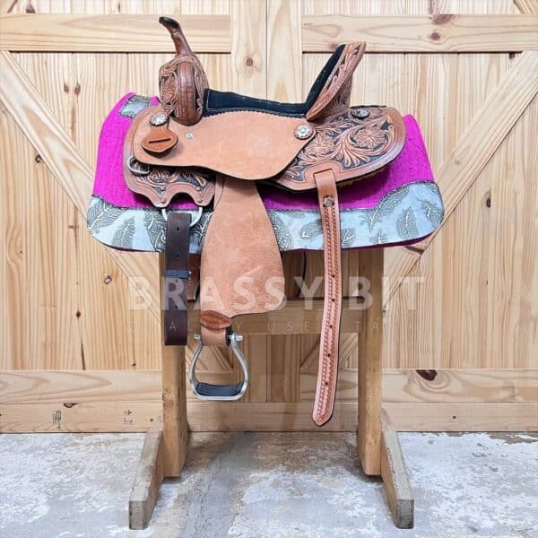 12.5" Youth Pony Barrel Saddle