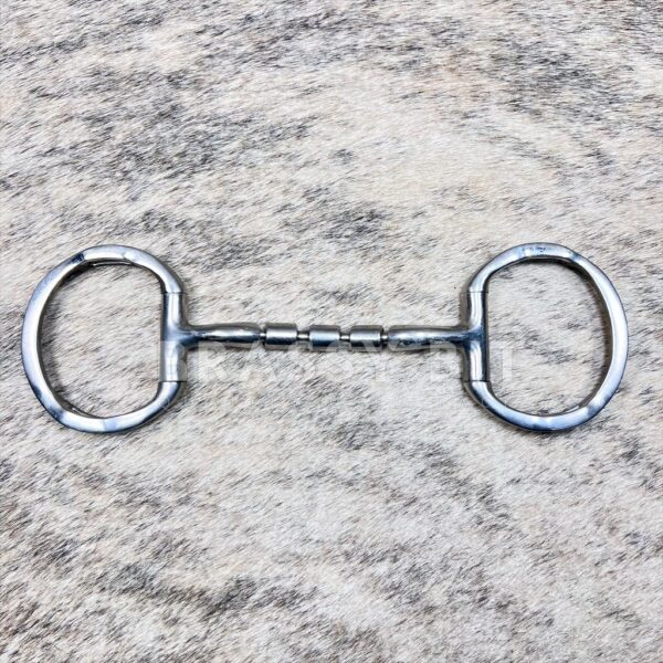 5" Myler Triple Barrel Eggbutt Snaffle w/ Hooks