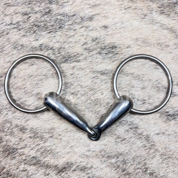 5.25" Stubben Hollow Mouth Loose Ring Snaffle