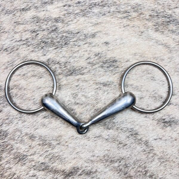 5.75" Stubben Hollow Mouth Loose Ring Snaffle