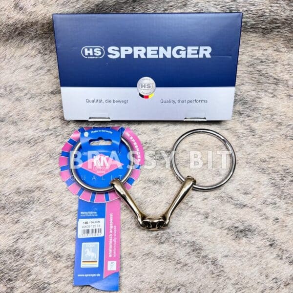 5.25" Herm Sprenger Sensogan KK Ultra Loose Ring Snaffle