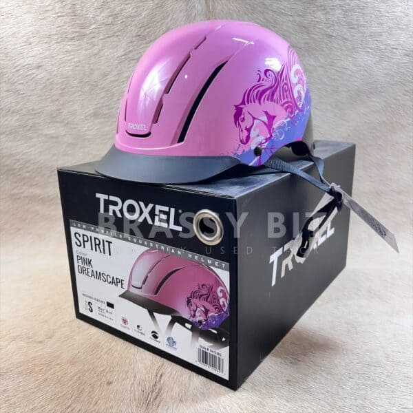 Troxel Spirit Pink Dreamscape Small Riding Helmet
