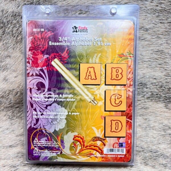 Tandy Craftool 3/4" Alphabet Leather Stamp Set