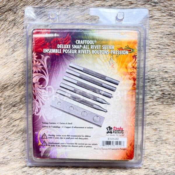Tandy Craftool Deluxe Snap-All Rivet Setter Set