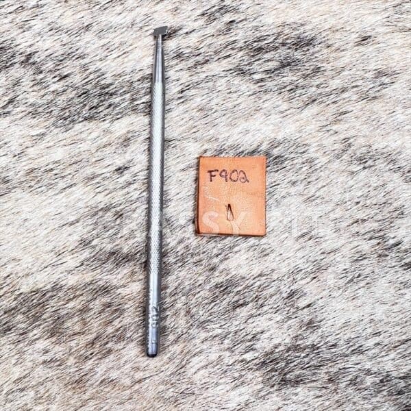 Vintage Craftool USA Leather Stamping Tool F902 Pointed Figure Beveler