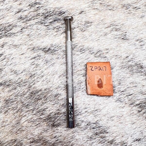 Craftool Leather Stamping Tool Z-P217 Checked Pear Shader Stamp