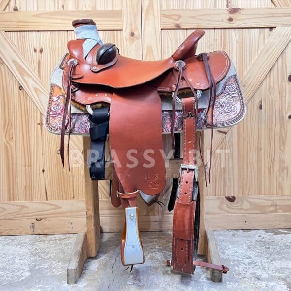 15.5” Langerud Custom Wade Ranch Saddle
