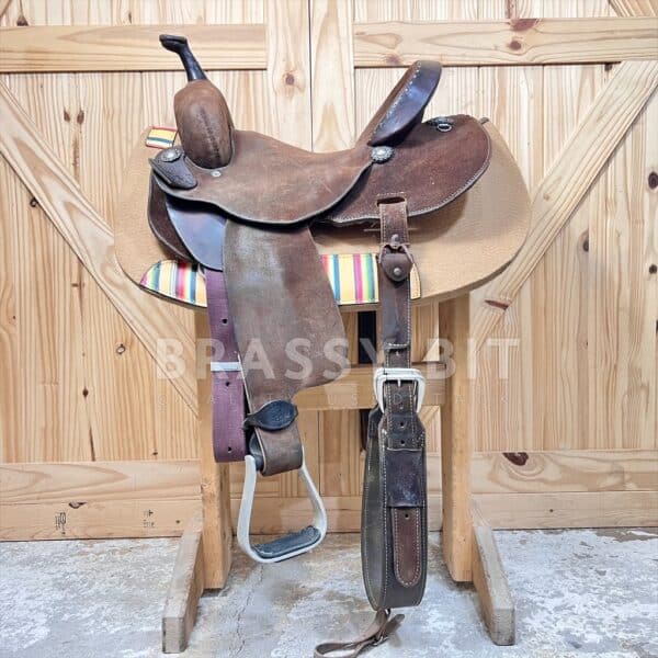14" Double J Pozzi Pro Racer Barrel Saddle