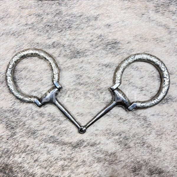 6” Les Vogt PerforMax Weighted Silver Show Snaffle