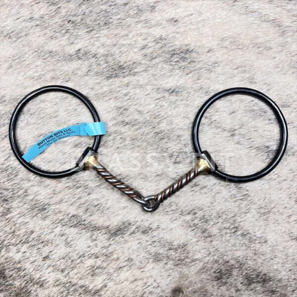 5.25" Dutton Sweet & Sour Twisted Large Ring Snaffle