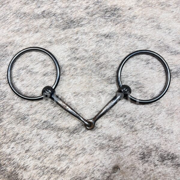5.25" Jeremiah Watt JWP Black Western Snaffle