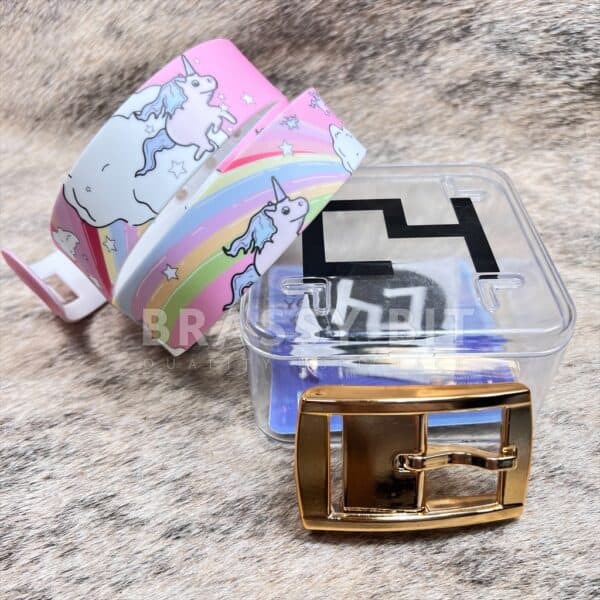 C4 Pink Unicorn Equestrian Belt w/ Buckle