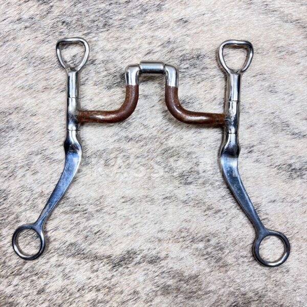 5" Myler Flat Shank High Port Correction Curb