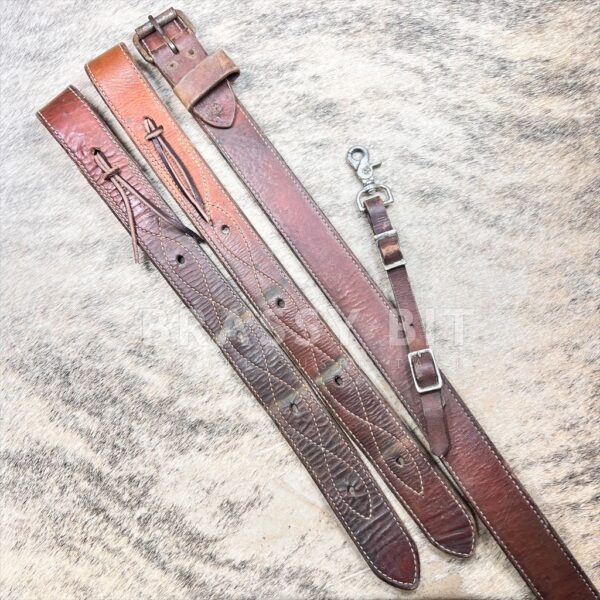 37" Leather Back Cinch w/ Rigging