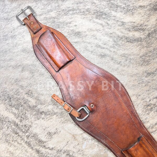 38" Reinsman Heavy Duty Wide Leather Back Cinch