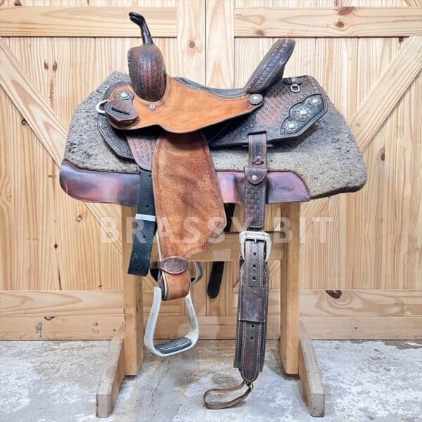 13" Double J Pozzi Pro Racer Barrel Saddle